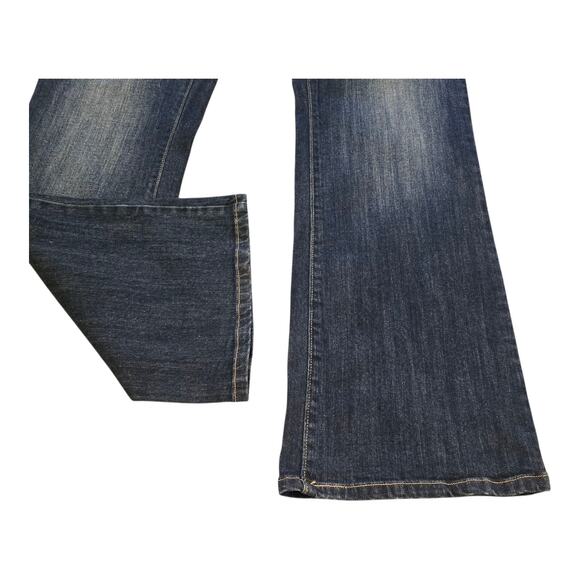 Levis 515 Bootcut Jeans Womens Size 14M Blue Mid Rise Dark Wash Classic Casual - Picture 10 of 14